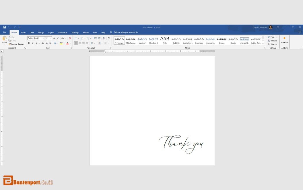 Cara Mudah Tambahkan Tanda Tangan di Microsoft Word